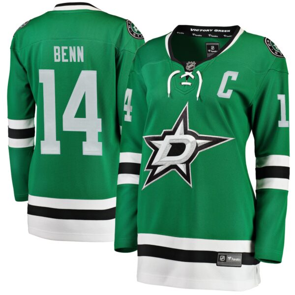 Women’s Dallas Stars Jamie Benn Fanatics Branded Green Home Breakaway Player Jersey