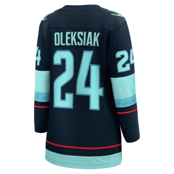 Women’s Seattle Kraken Jamie Oleksiak Fanatics Branded Deep Sea Blue Home Breakaway Player Jersey