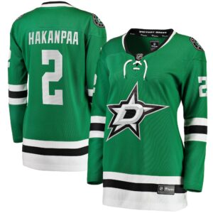 Women's Dallas Stars Jani Hakanpaa Fanatics Branded Kelly Green Home Breakaway Player Jersey