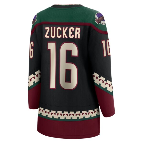 Women’s Arizona Coyotes Jason Zucker Fanatics Branded Black Home Breakaway Player Jersey