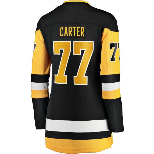 Women’s Pittsburgh Penguins Jeff Carter Fanatics Branded Black Home Breakaway Jersey