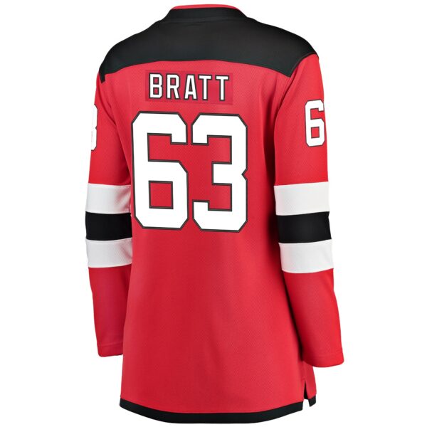 Women’s New Jersey Devils Jesper Bratt Fanatics Branded Red Breakaway Player Jersey