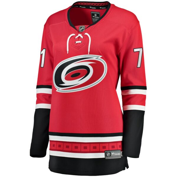 Women’s Carolina Hurricanes Jesper Fast Fanatics Branded Red Alternate Breakaway Jersey