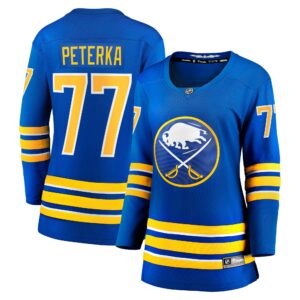 Women's Buffalo Sabres JJ Peterka Fanatics Branded Royal Home Breakaway Player Jersey