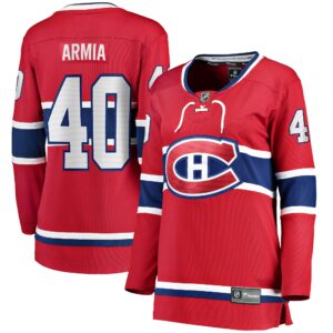 Women's Montreal Canadiens Joel Armia Fanatics Branded Red Home Breakaway Player Jersey