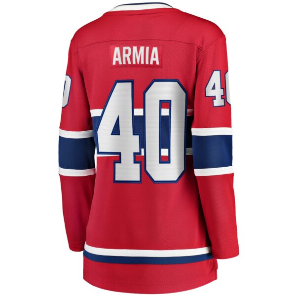 Women’s Montreal Canadiens Joel Armia Fanatics Branded Red Home Breakaway Player Jersey