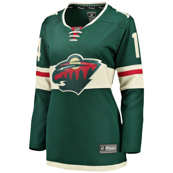 Women’s Minnesota Wild Joel Eriksson Ek Fanatics Branded Green Breakaway Player Jersey