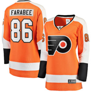 Women's Philadelphia Flyers Joel Farabee Fanatics Branded Orange Home Breakaway Player Jersey