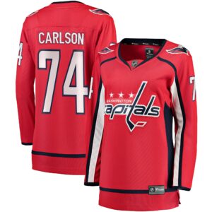 Women's Washington Capitals John Carlson Fanatics Branded Red Breakaway Player Jersey