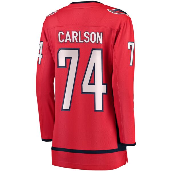 Women’s Washington Capitals John Carlson Fanatics Branded Red Breakaway Player Jersey