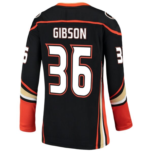 Women’s Anaheim Ducks John Gibson Fanatics Branded Black Breakaway Jersey