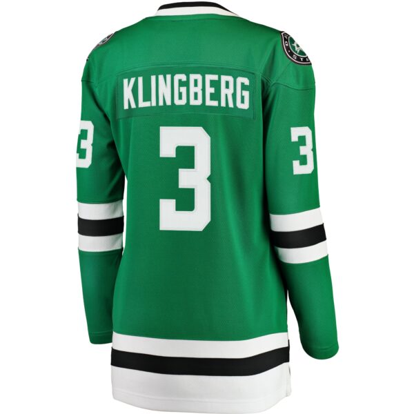 Women’s Dallas Stars John Klingberg Fanatics Branded Kelly Green Breakaway Player Jersey