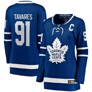 Women's Toronto Maple Leafs John Tavares Fanatics Branded Blue Home Breakaway Player Jersey