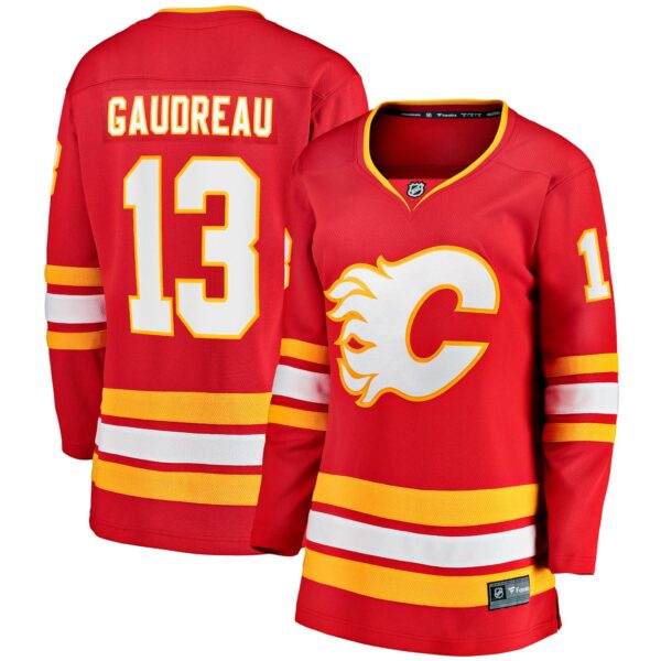 Women’s Calgary Flames Johnny Gaudreau Fanatics Branded Red Home Premier Breakaway Player Jersey