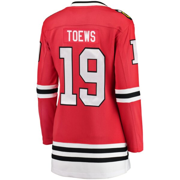 Women’s Chicago Blackhawks Jonathan Toews Fanatics Branded Red Home Breakaway Player Jersey