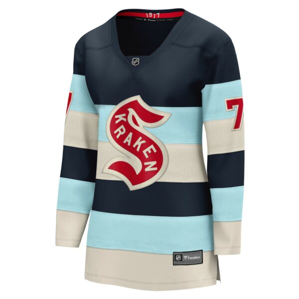 Women’s Seattle Kraken Jordan Eberle Fanatics Branded Deep Sea Blue 2024 NHL Winter Classic Breakaway Player Jersey