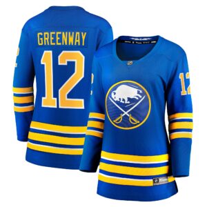 Women's Buffalo Sabres Jordan Greenway Fanatics Branded Royal Home Breakaway Jersey