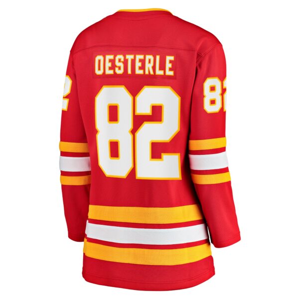 Women’s Calgary Flames Jordan Oesterle Fanatics Branded Red Home Breakaway Jersey