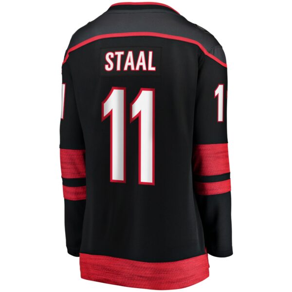 Women’s Carolina Hurricanes Jordan Staal Fanatics Branded Black Home Captain Patch Breakaway Player Jersey