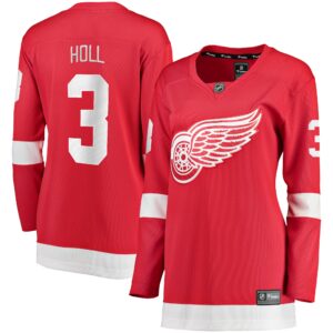 Women's Detroit Red Wings Justin Holl Fanatics Branded Red Home Breakaway Player Jersey