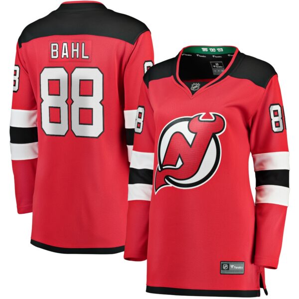 Women’s New Jersey Devils Kevin Bahl Fanatics Branded Red Home Breakaway Player Jersey