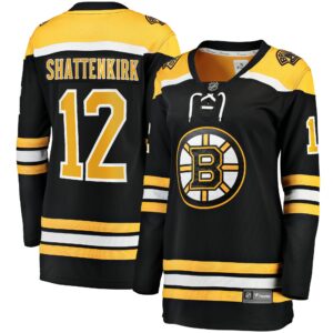 Women's Boston Bruins Kevin Shattenkirk Fanatics Branded Black Home Breakaway Player Jersey