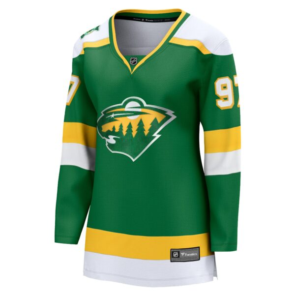 Women’s Minnesota Wild Kirill Kaprizov Fanatics Branded Green Alternate Premier Breakaway Player Jersey