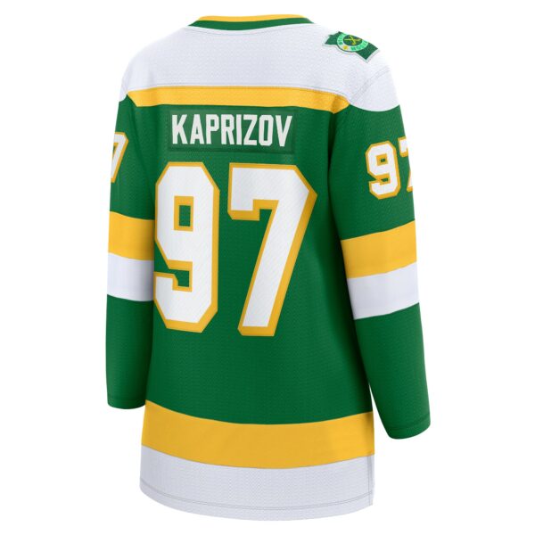 Women’s Minnesota Wild Kirill Kaprizov Fanatics Branded Green Alternate Premier Breakaway Player Jersey