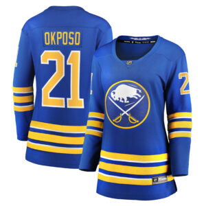 Women's Buffalo Sabres Kyle Okposo Fanatics Branded Royal Home Breakaway Jersey