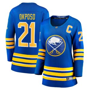 Women's Buffalo Sabres Kyle Okposo Fanatics Branded Royal Home Breakaway Player Jersey