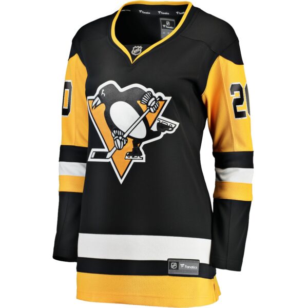 Women’s Pittsburgh Penguins Lars Eller Fanatics Branded Black Home Breakaway Player Jersey