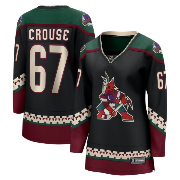 Women’s Arizona Coyotes Lawson Crouse Fanatics Branded Black Home Breakaway Player Jersey