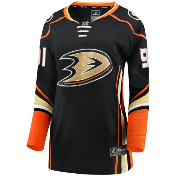 Women’s Anaheim Ducks Leo Carlsson Fanatics Branded Black Home Breakaway Player Jersey