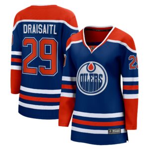 Women's Edmonton Oilers Leon Draisaitl Fanatics Branded Royal Home Breakaway Player Jersey