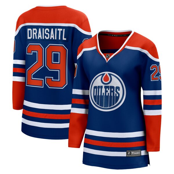 Women’s Edmonton Oilers Leon Draisaitl Fanatics Branded Royal Home Breakaway Player Jersey