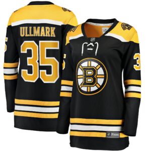 Women's Boston Bruins Linus Ullmark Fanatics Branded Black Home Breakaway Player Jersey