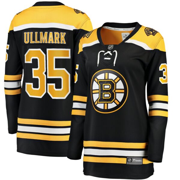 Women’s Boston Bruins Linus Ullmark Fanatics Branded Black Home Breakaway Player Jersey