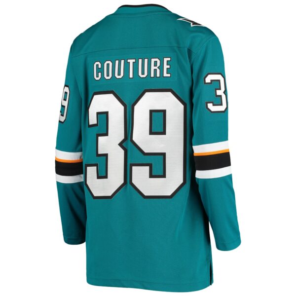 Women’s San Jose Sharks Logan Couture Fanatics Branded Teal Breakaway Home Player Jersey