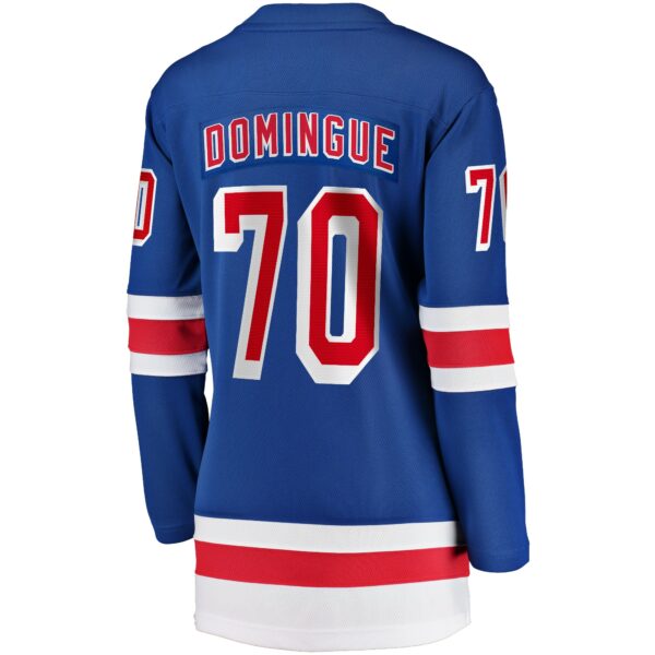 Women’s New York Rangers Louis Domingue Fanatics Branded Blue Home Breakaway Player Jersey