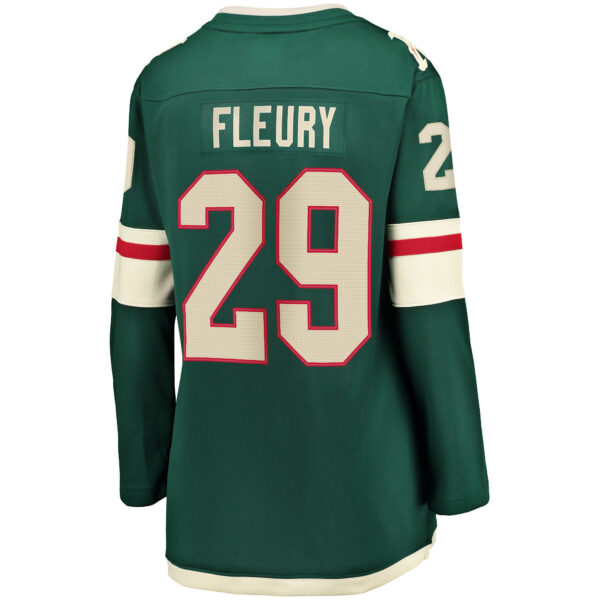 Women’s Minnesota Wild Marc-Andre Fleury Fanatics Branded Green Home Breakaway Player Jersey