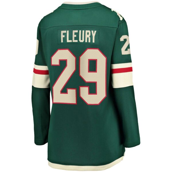 Women’s Minnesota Wild Marc-Andre Fleury Fanatics Branded Green Home Premier Breakaway Player Jersey