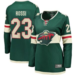 Women's Minnesota Wild Marco Rossi Fanatics Branded Green Home Breakaway Player Jersey