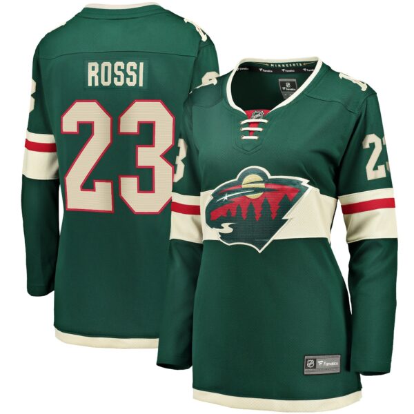 Women’s Minnesota Wild Marco Rossi Fanatics Branded Green Home Breakaway Player Jersey