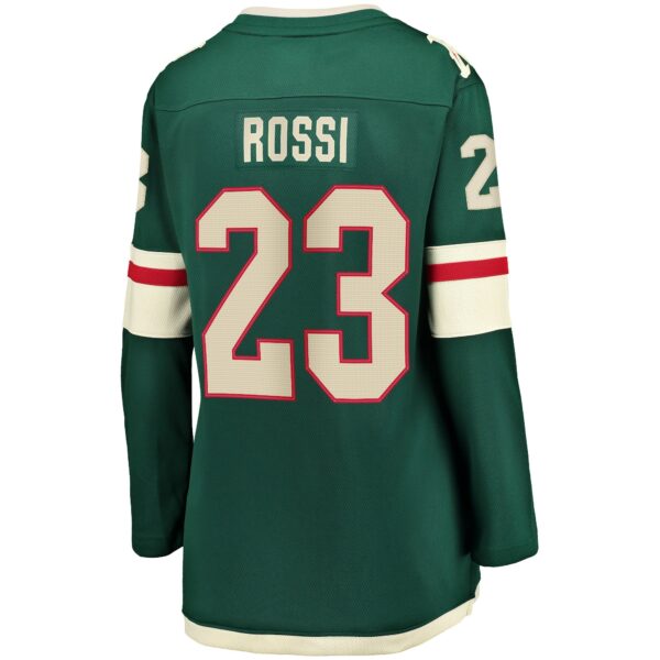 Women’s Minnesota Wild Marco Rossi Fanatics Branded Green Home Breakaway Player Jersey