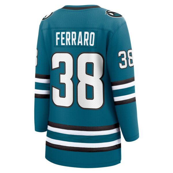 Women’s San Jose Sharks Mario Ferraro Fanatics Branded Teal Home Breakaway Player Jersey