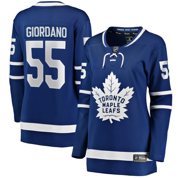 Women’s Toronto Maple Leafs Mark Giordano Fanatics Branded Blue Home Breakaway Player Jersey