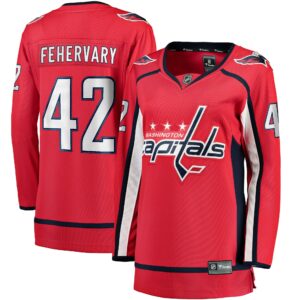 Women's Washington Capitals Martin Fehervary Fanatics Branded Red Home Breakaway Player Jersey