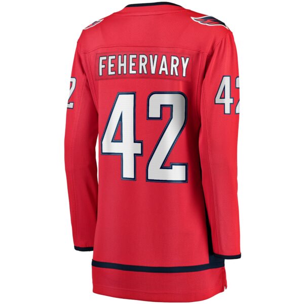 Women’s Washington Capitals Martin Fehervary Fanatics Branded Red Home Breakaway Player Jersey