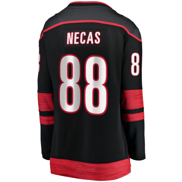 Women’s Carolina Hurricanes Martin Necas Fanatics Branded Black Home Breakaway Player Jersey