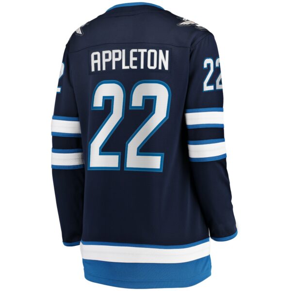 Women’s Winnipeg Jets Mason Appleton Fanatics Branded Navy Home Breakaway Jersey